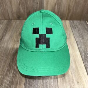 Minecraft Jinx Hat Cap Creeper Baseball Green Youth Adjustable OSFM